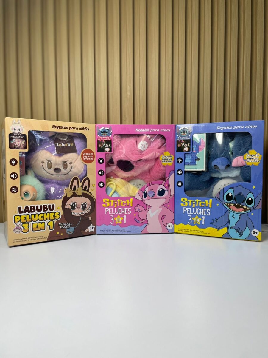 Stitch Peluche 3 en 1