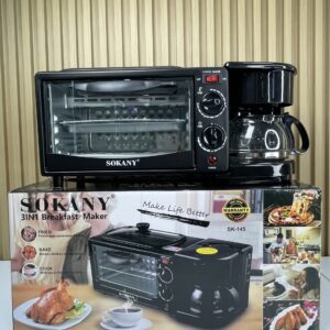 SOKANY 3 en 1 Breakfast Maker – Modelo SK-145