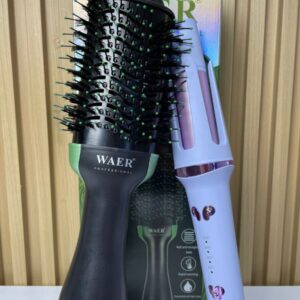 Combo WAER 038 – Cepillo Secador + Rizador Automático