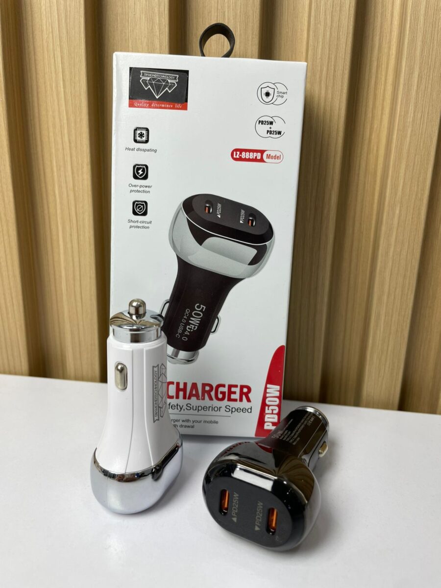 Cargador Carro Diamond 50W