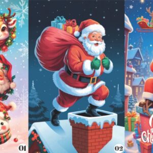 Funda Navideña Para Puerta